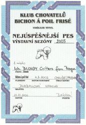 Nej�sp�n�j�� pes sez�ny 2005