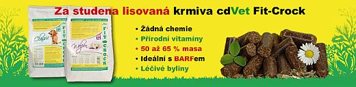 Za studena lisovaná krmiva pro psy cdVet Fit-Crock